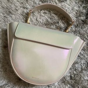 Wandler Mini Hortensia Bag in Iridescent Pearl